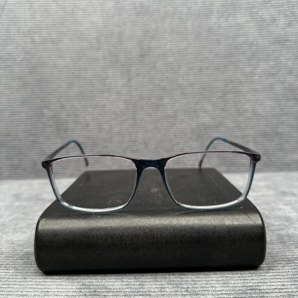 Silhouette SPX Y2K 2934 Blue Purple Gradient Rectangular Eyeglass Frames 56-16